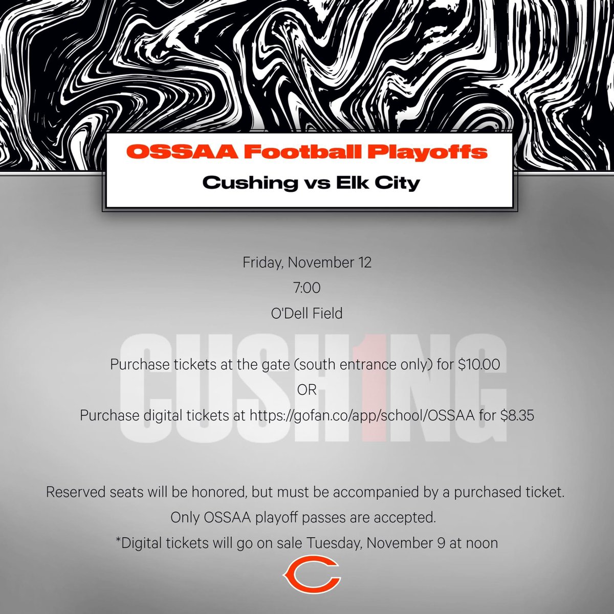 Cushing_Tigers's tweet photo. https://t.co/mJUzHr84RW