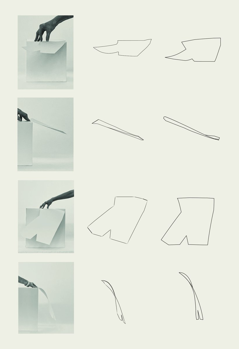 sciarc's tweet photo. #SukanyaMukherjee's (M.Arch 1) #midterm introduces material form and projective interiority. These images describe the their study of the force of #gravity onto thickened and #intersected forms. https://t.co/8C07B6cHVE
