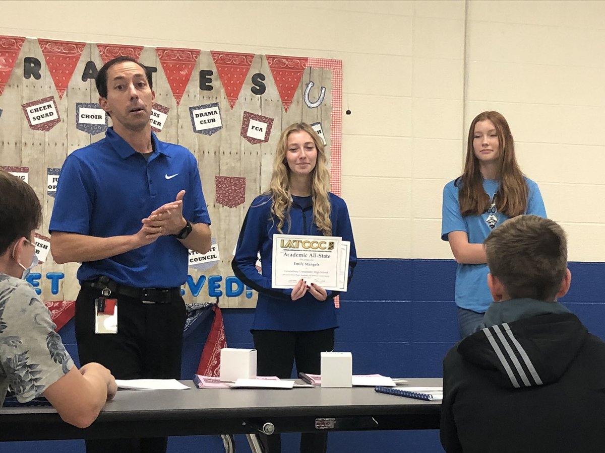 Thank you <a href="/GCHSPirates/">Greensburg Comm HS</a> Senior Ladies <a href="/emilymangels2/">emilymangels</a> &amp; <a href="/sophie_nobbe/">Sophie</a> for your many years of dedication to Pirate XC!