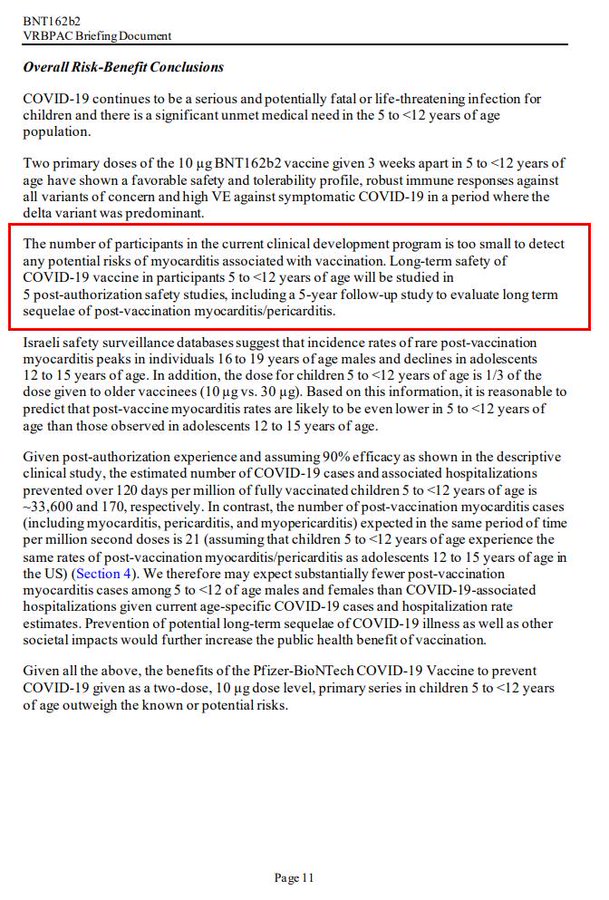 Pfizer Admits Myocarditis Risk for 5-12 Year-Olds Requires 5-Year Study FDtjtTpWYAEbcUm?format=jpg&name=900x900
