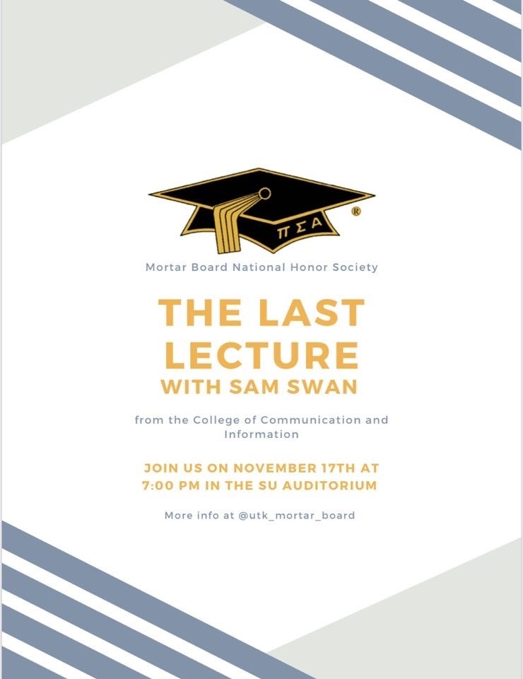 My final lecture at UT after 37 years.