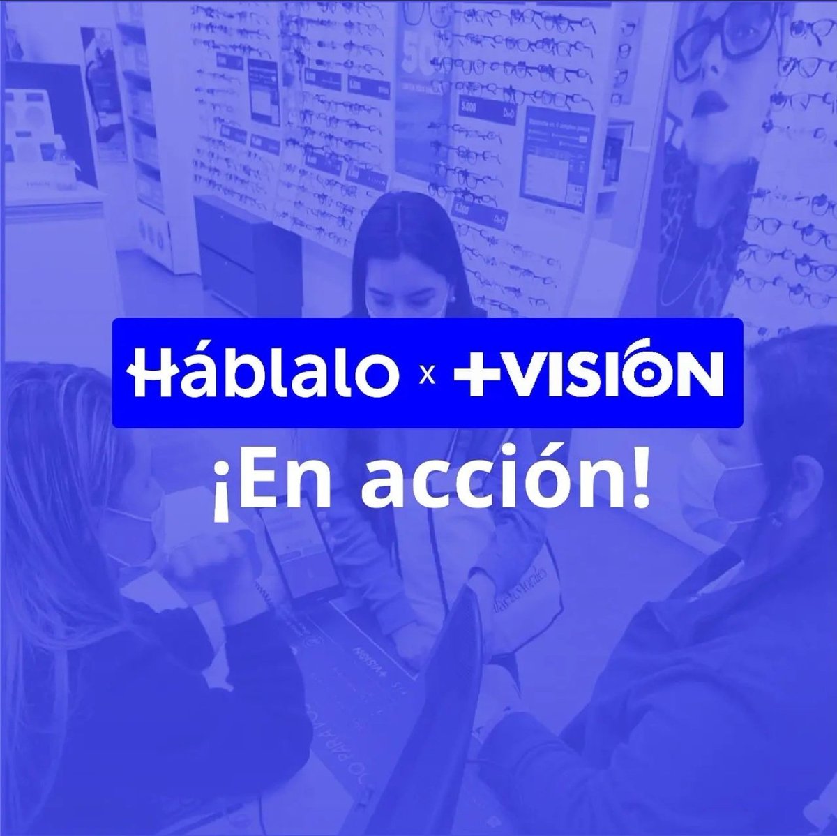 👉 Nada más lindo que ver #HablaloForBusiness en acción 😎👌

Acá los capos de <a href="/MasVisionArg/">+Visión Argentina</a>, uno de nuestros sponsors, atienden a una clienta sorda usando #Hablalo ❤️

Vamos la #RevolucionDeInclusion ✊