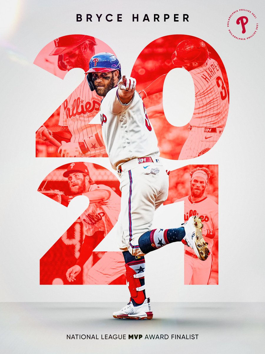 One of the greatest individual seasons in franchise history. Bryce Harper is a National League MVP Finalist.