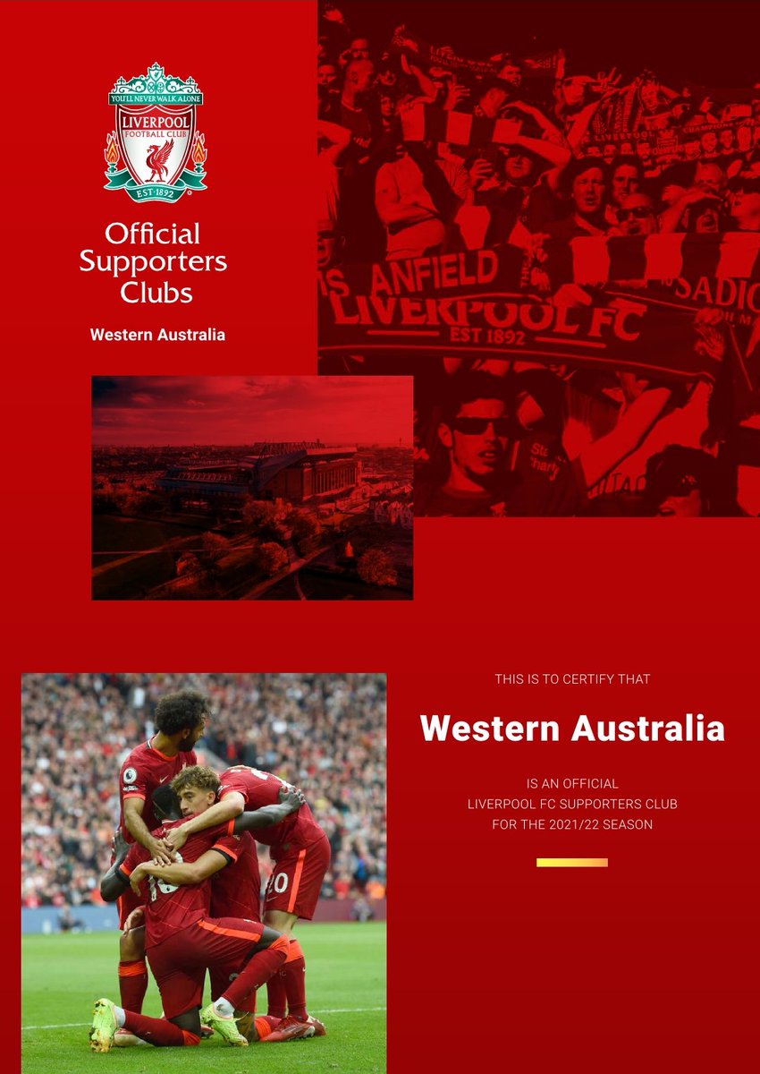 Official Liverpool Supporters Club of WA tweet media