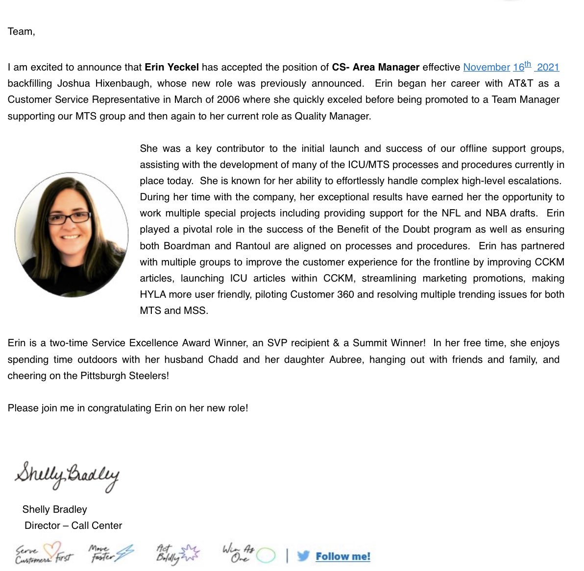 Shelly Bradley tweet media