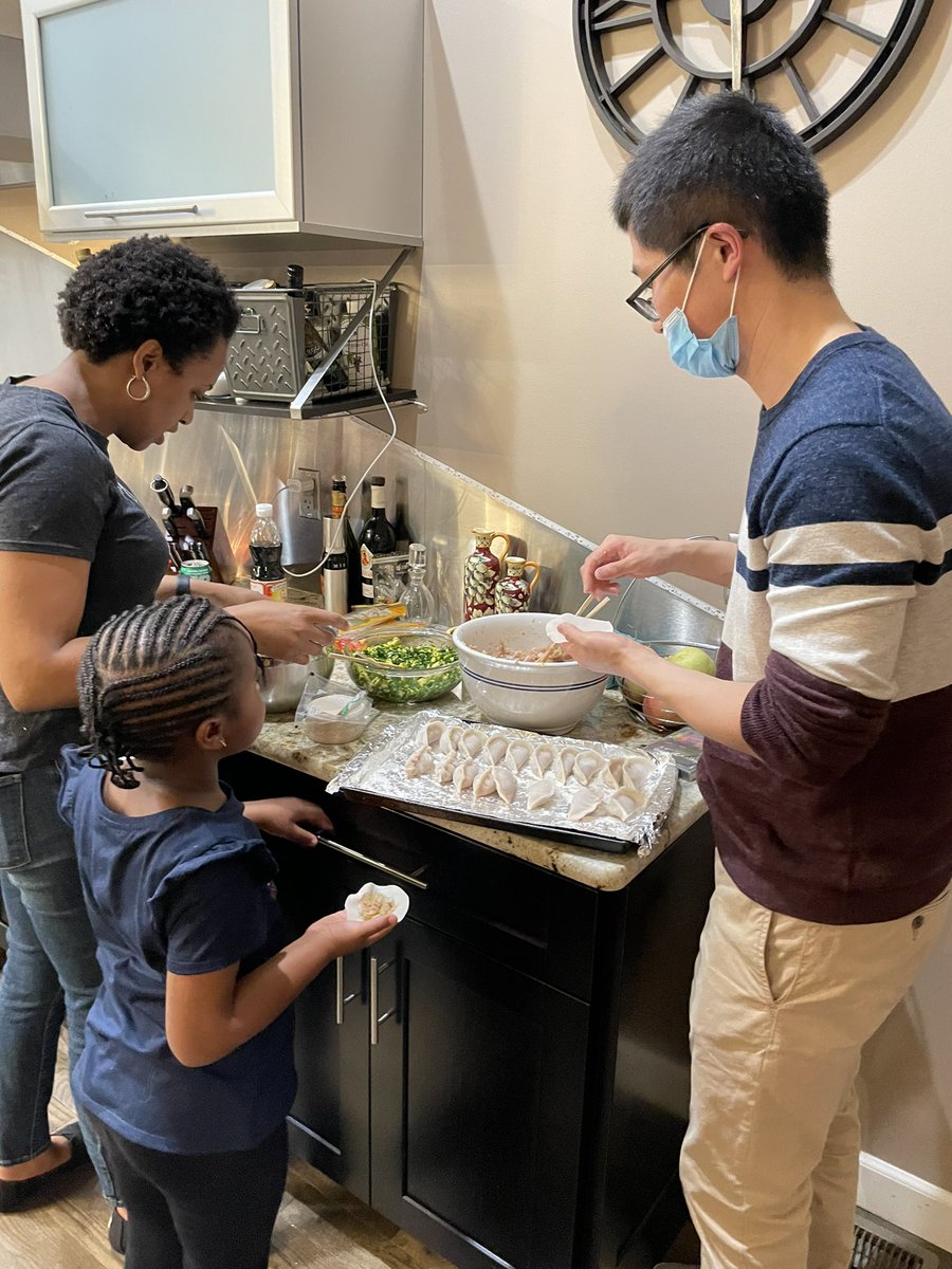 WashUMedRheum's tweet photo. We don't know if our dumplings count in the #ACRBakeAnythingChallenge but they were in the oven sooooo... ๐ฅ #ChooseRheum #WashURheum #RheumFellows #ACR21 https://t.co/Ge4yNbvQwu