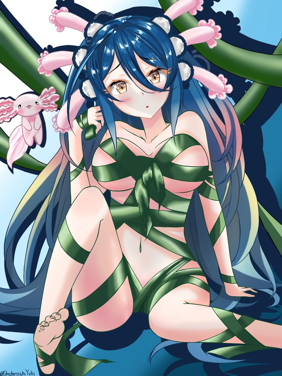 ShishiroshiYuki's tweet photo. Yaxie wrapped Herself to be YOUR Gift (. ❛ ᴗ ❛.)
#blepart https://t.co/HuSXu3GNjL