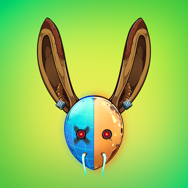 NFTsAllTime's tweet photo. Rebel Rabbit #2663 - Brand new gear for the metaverse - mask up and lets get after it! 

https://t.co/nN2H80utjA https://t.co/VIBKpnQlOH