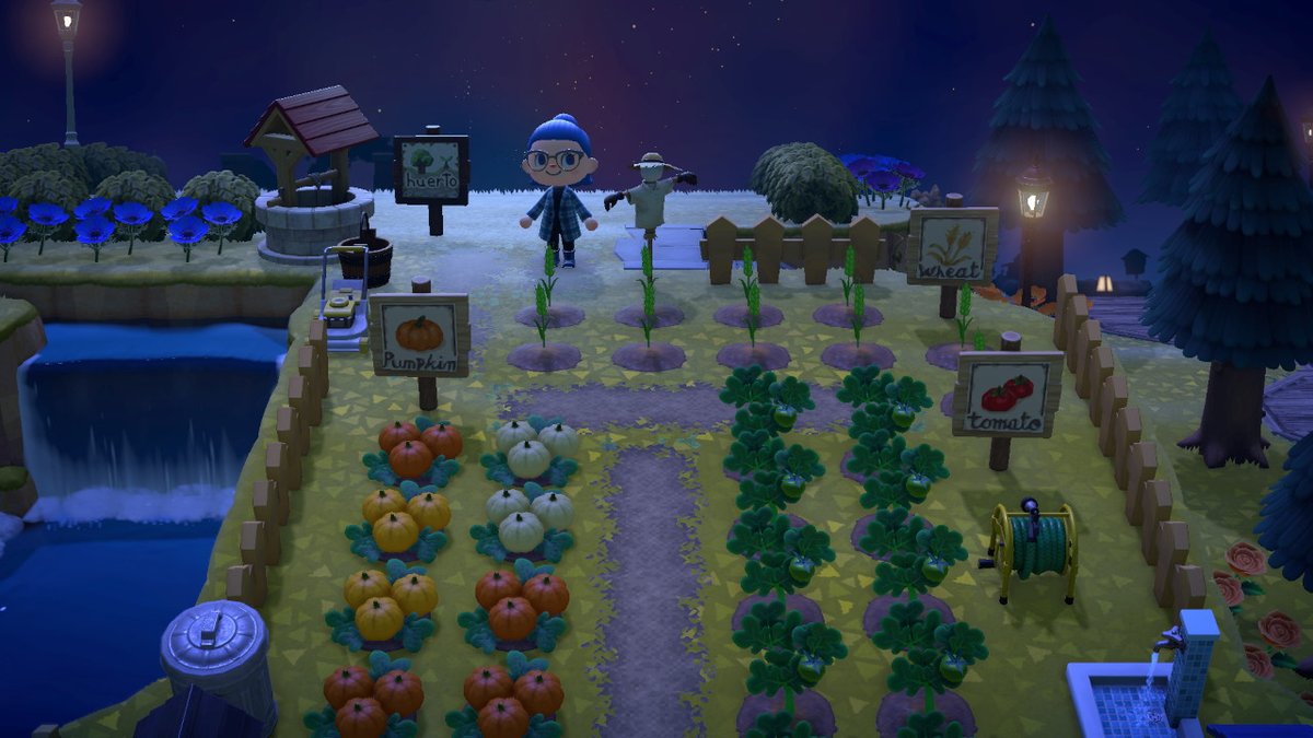 AcnhEsther's tweet photo. Que alegría ver como va creciendo lo que plantas y mimas con tanto cariño, en nada recolectamos en #BlueIsland #AnimalCrossing #ACNH #NintendoSwitch https://t.co/N7cI2pbvL5