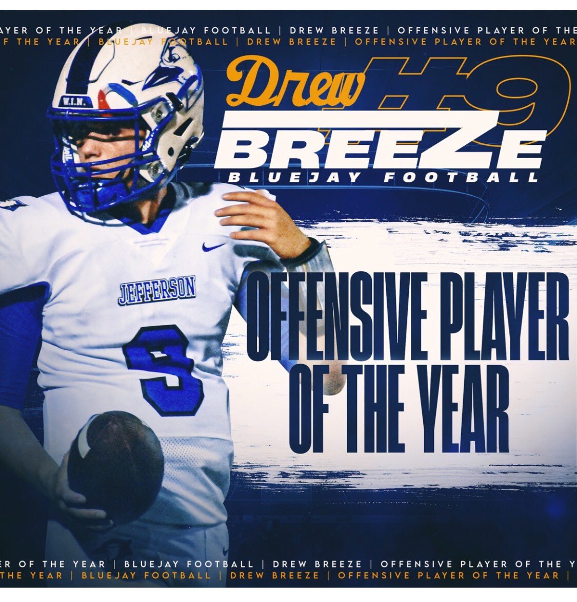 R7_Football's tweet photo. Great work Drew!!! #JayPride #JayUp https://t.co/xruLEhvRPX
