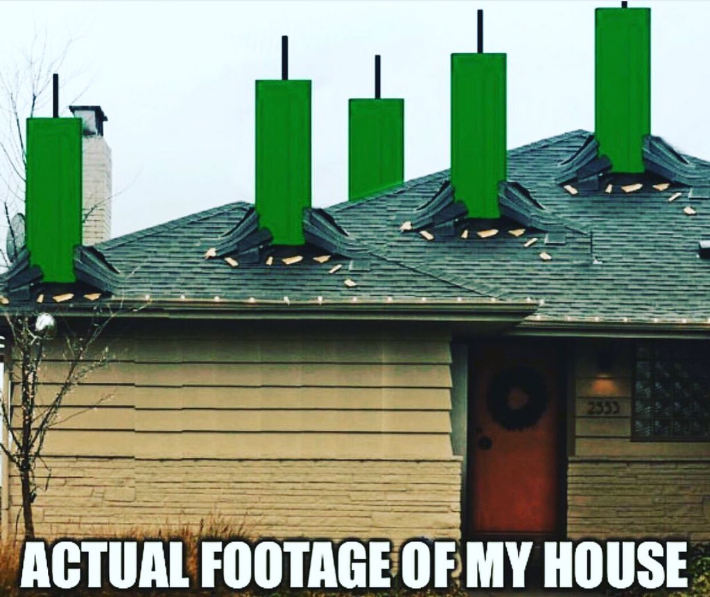 FastCommercials's tweet photo. Anyone else's house look like this right now? #BTC #ToTheMoon Looking good for $70K #CryptoNews #cryptocurrency https://t.co/lLnEZv2XM8