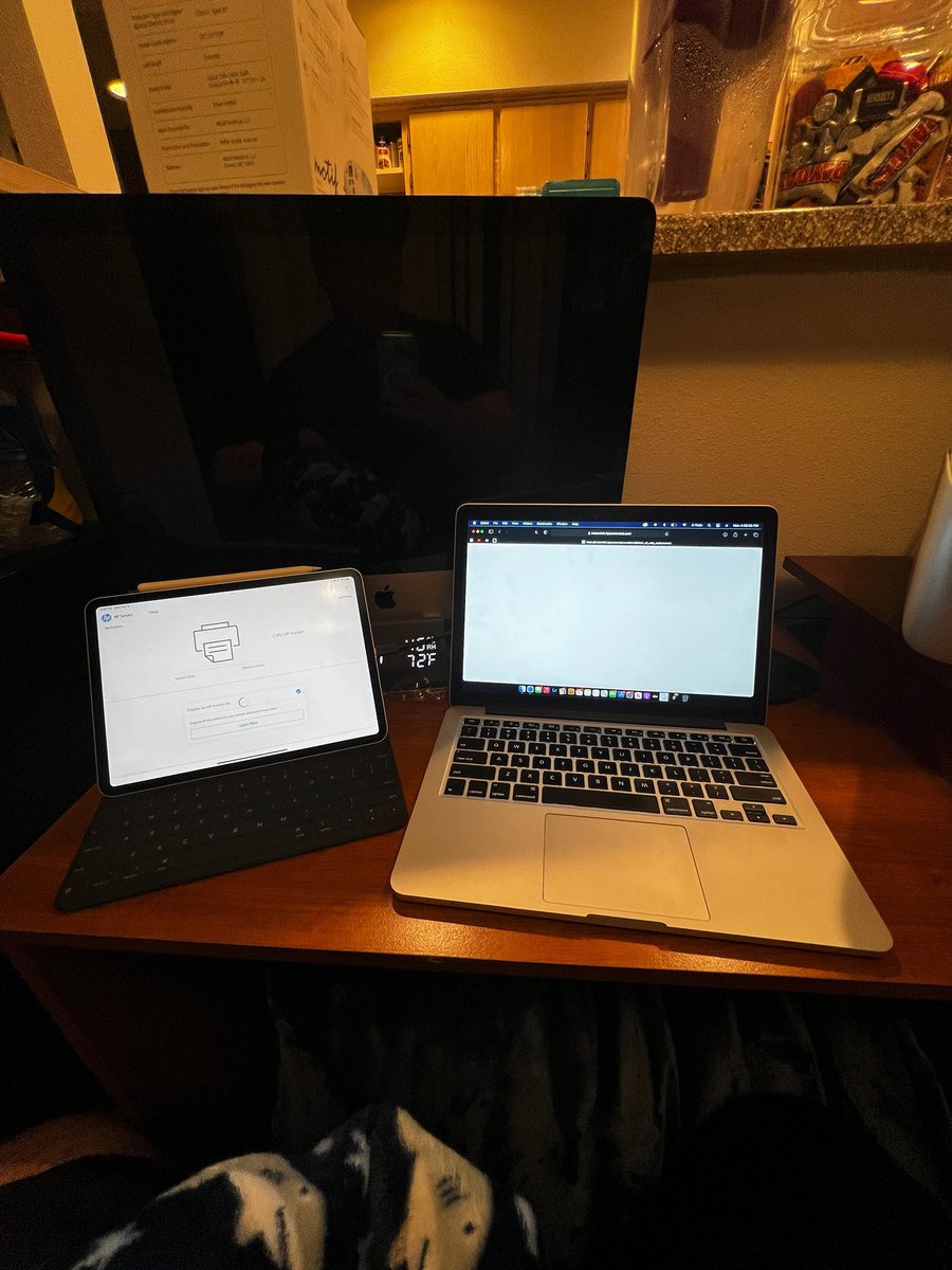 ThatLegitATrain's tweet photo. @HP I shouldn’t have to run full tech support on two devices just to enroll my printer in Instant Ink @HPSupport 🤦🏻‍♂️ https://t.co/jbo7q5y1WI
