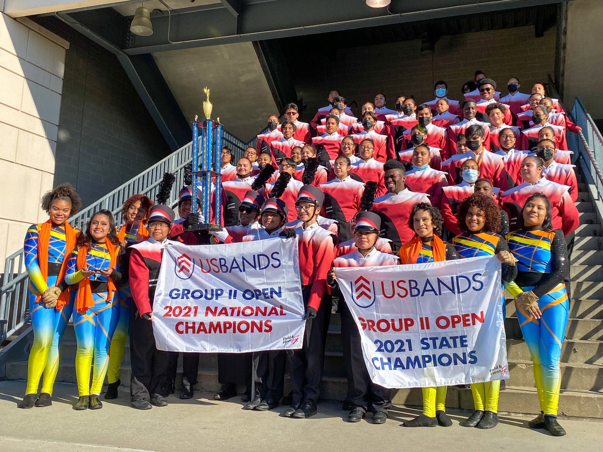 PassaicSchools's tweet photo. Congratulations to our Passaic Marching Band on becoming the US Bands Group II Open National Champions this weekend! #gopassaic #passaicpride 🔴🔵 https://t.co/gFQM3GiRJO