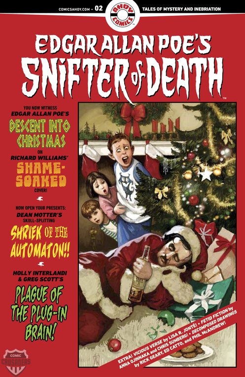 ComicCrusaders's tweet photo. #PREVIEW: EDGAR ALLAN POE’S SNIFTER OF DEATH #2 by #DeanMotter #HollyInterlandi #GregScott & more... from @AhoyComicMags #indie #comics https://t.co/8qVWJh0Xbc https://t.co/AvW0tjCDZv