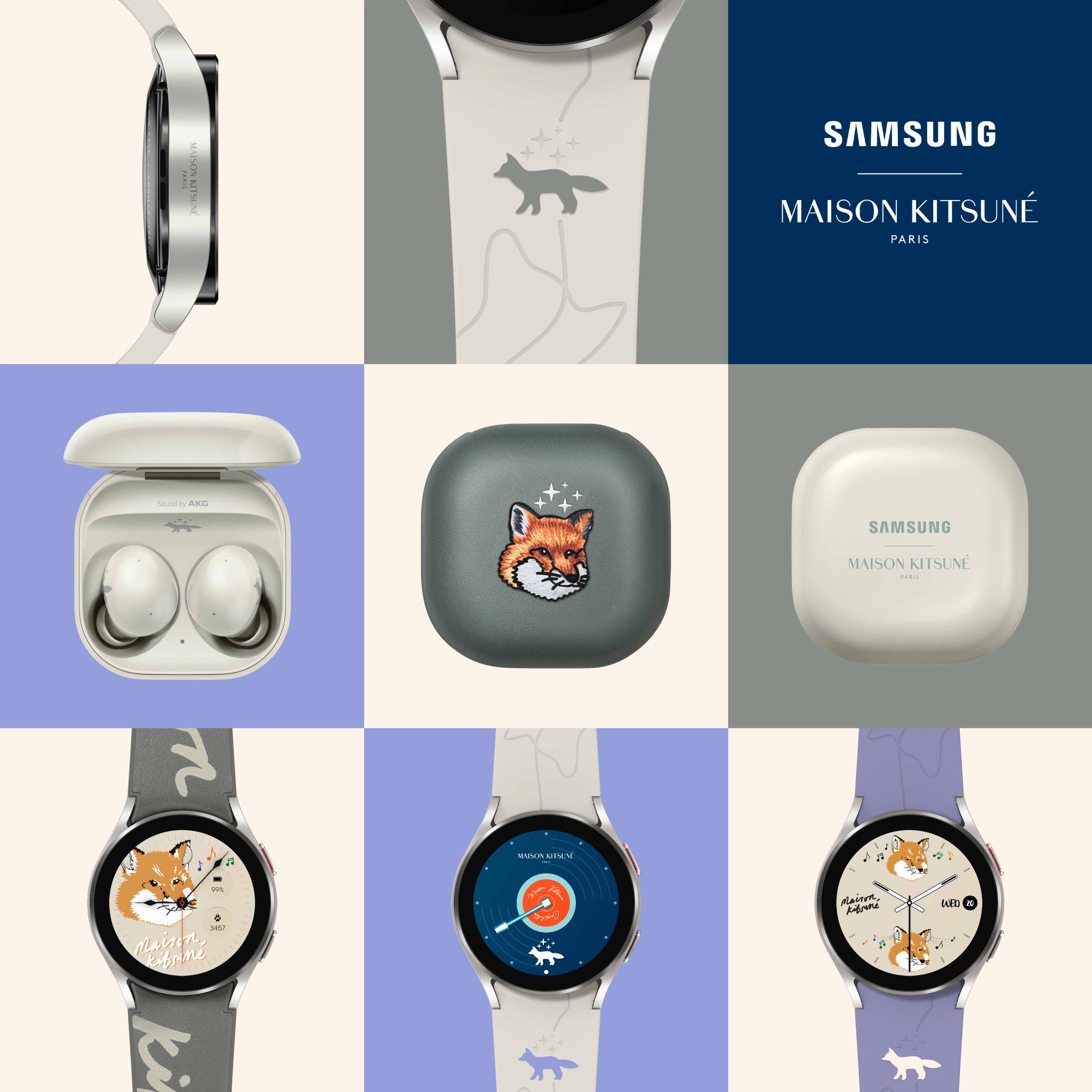 Galaxy Watch 4 メゾンキツネ Maison Kitsuné - siyomamall.tj