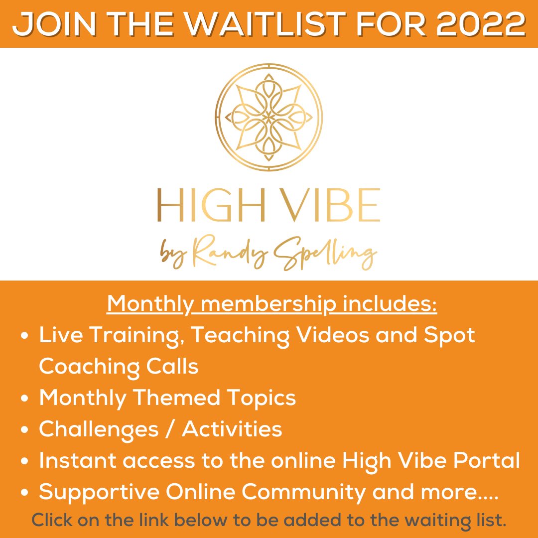 I am thrilled to share the news that the WAITLIST is now open for my “High Vibe” monthly membership which begins in 2022 🙌🏻

Sign up now and you will be the first to get access to the EARLY BIRD pricing, release date and more. 

rscoaching.kartra.com/page/high-vibe…