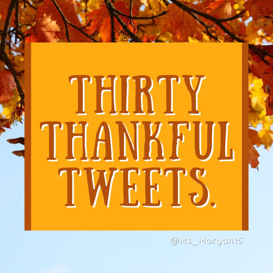 Ms_Morgan15's tweet image. Day 8: I’m beyond thankful for my #PartnerInTech, @Mrs_Palmer_832!
Twitter doesn’t allow me enough characters to explain why I’m thankful for you… Thank you for ALL you do for me and to support me! Love you!!! ♥️
#ThirtyThankfulTweets