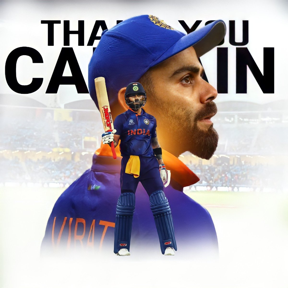 Jamil85865's tweet photo. Your service to Indian Cricket as a T20I Captain will be remembered for a long time. The aggression, The spirit, and the class you carried as a Captain is unparalleled.
You are the best. @imVkohli
Love You! ❤ 

#CaptainLeaderLegend
#ThankYouViratKohli https://t.co/7GqxWuqhKY