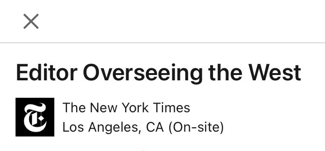 BenjaminGoggin's tweet photo. I really admire the Times for going full fantasy-novel with their job titles https://t.co/QcbLch8AXv