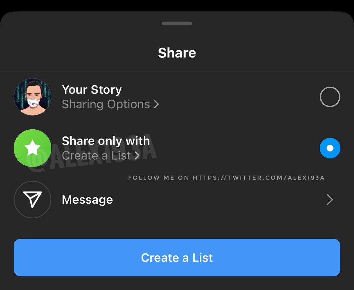 alex193a's tweet photo. #Instagram is working on the ability to create lists of Close Friends 👀 https://t.co/CYLIIs4qFJ