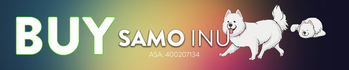 _spiritrealms's tweet photo. I am grateful for this, but first, let's show them samo Inu on Algorand blockchain worth it🔥🔥🔥

@CryptoTownEU @elonmusk @Mhorolayoh 

#SamoInu #Algorand https://t.co/Ci5IS6mvka