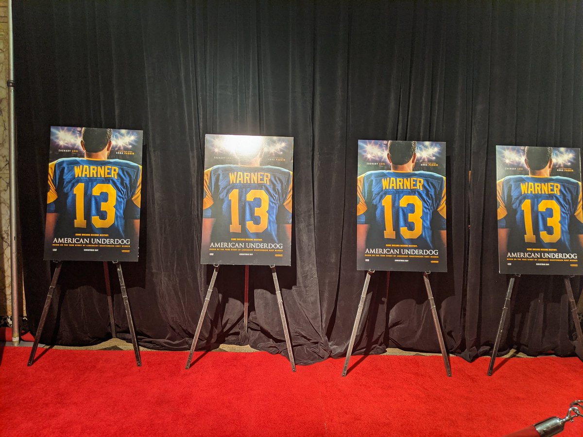 RudyGIII's tweet photo. It's going to be a fun night in St. Louis. 
International Film Festival. @kurt13warner #AmericanUnderdog #STLIFF #Tivoli #STL https://t.co/ZzVmofKMo4