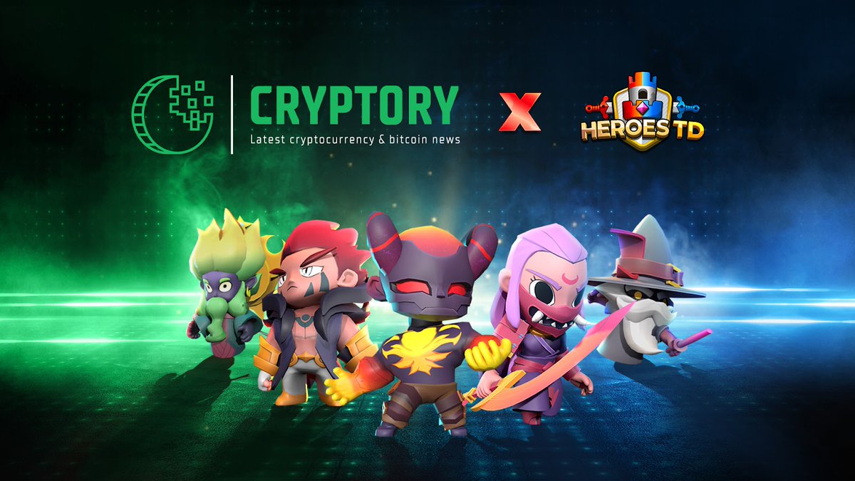heroes_td's tweet photo. Heroes TD is so delighted to have strong support from Cryptory as an official partner on the future path.
👋Bounty Join and Claim: https://t.co/Y9TjUlPIvb
🌐Website: https://t.co/zNgHy3Ivcb
#heroestd #nftgame #cryptory https://t.co/1Wcv5coVXy