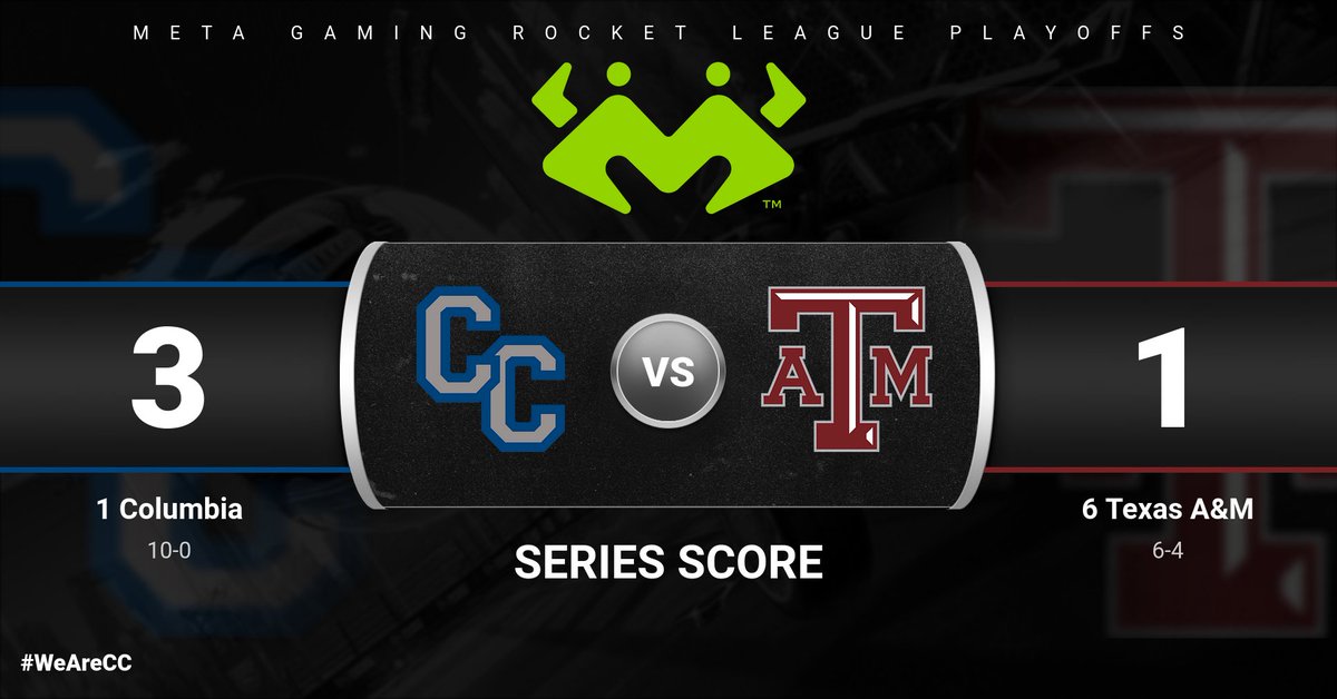 Cougar_Esport's tweet photo. 🚨🚨🚨 SCORING UPDATE 🚨🚨🚨

Rocket League picks up second win in META Gaming Playoffs!!!

#WeAreCC | @ColumbiaCougars | @TeamMETACC https://t.co/NrTzgnAWyv