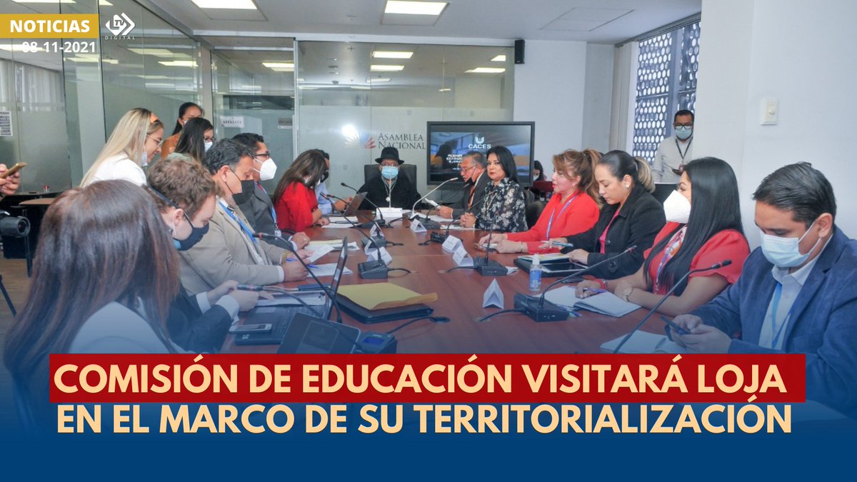 Con rueda de prensa a partir de las 11h00 en el Auditorio Manuel Carrión Pinzano inicia las actividades de territorialización. <a href="/ManuelMedinaQ/">Manuel Medina</a> <a href="/Isabel_EJ/">Isabel Enrríquez J.</a>   bit.ly/3EXaaJx