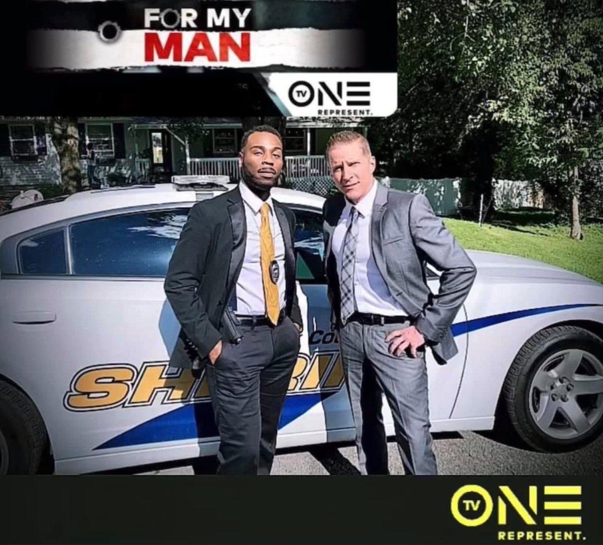 @tvonetv can’t wait to see #ForMyMan. Waiting to see @Noelsampson in action playing the re-enactment role. Representation matters on screen. #BlackMenRock #detective @BET @tylerperry