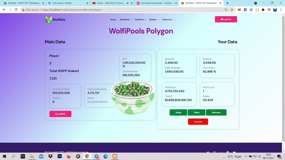 CukongCrypto_'s tweet photo. 🐺 $WSPP 2.0 🐺
Making moves other tokens can only envy
Utility wise it's killing all other coins out there!
Literally paving the way for how it should be done.

#WolfSafePoorPeople #PassiveIncome https://t.co/X4970MXiiv