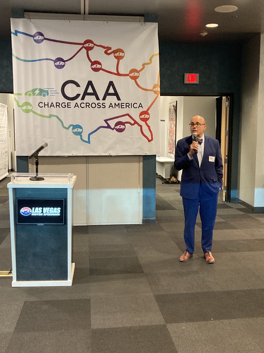 ⁦@MJBofNEV⁩ talked about the importance of lithium and electric cars at tonight’s Charge Across America Event ⁦<a href="/LVMotorSpeedway/">Las Vegas Motor Speedway</a>⁩ ⁦<a href="/LithiumAmericas/">Lithium Americas</a>⁩ #emobility