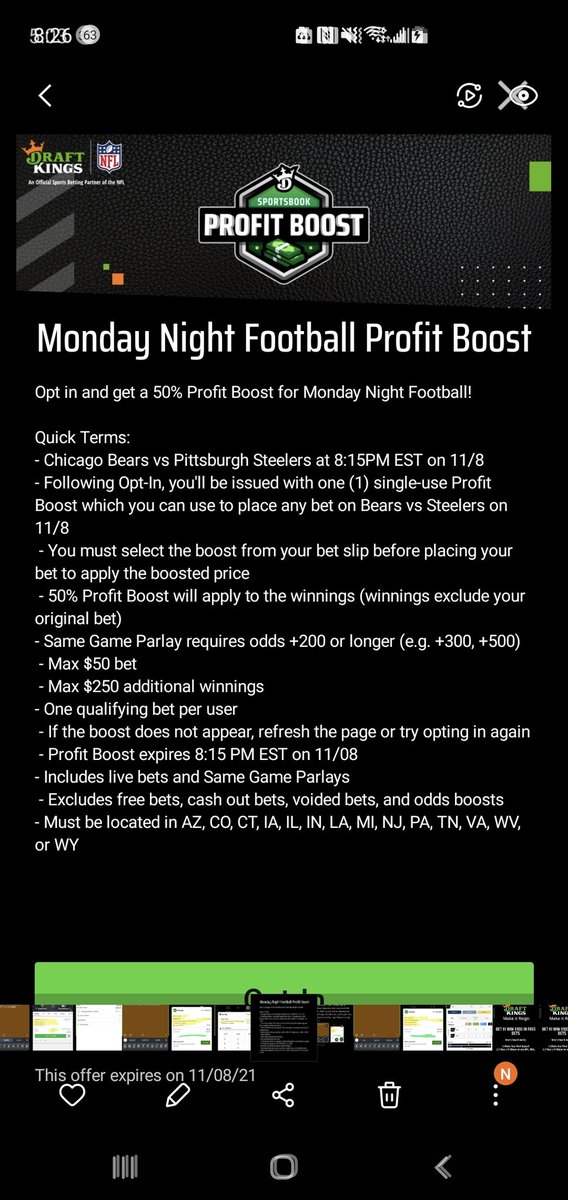 PhillySprtsRich's tweet photo. 🎯 Najee Anytime TD +100 ✅
*Boost on Dkng & official play for my squad...#VipEats
🧐 Does your "capper" shop every line for y'all & tell ya when there is a 50% boost...then tell ya which play to make?! 🤔
#BanksAlwaysOpen 🏦 https://t.co/nYZamsDnAl