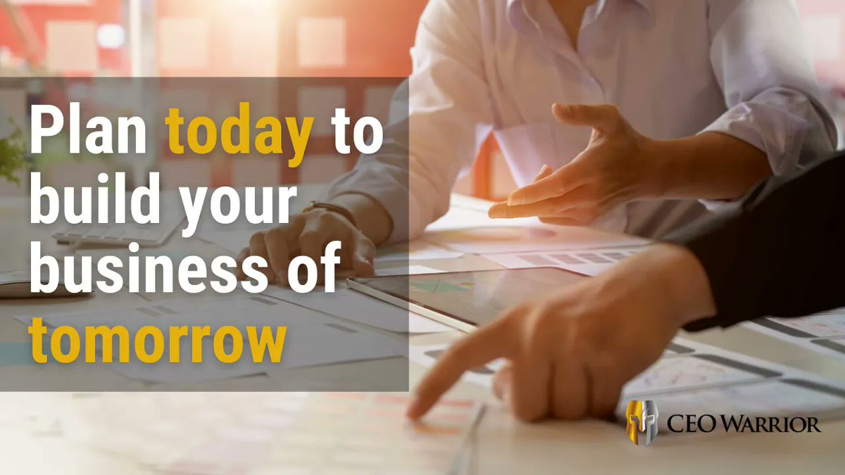 CEOWarrior's tweet image. As you improve your business, if you are forward-thinking about those improvements, you can be building your ‘business of tomorrow’ today. 
#hightechtools #timemanagement #homeownersneeds