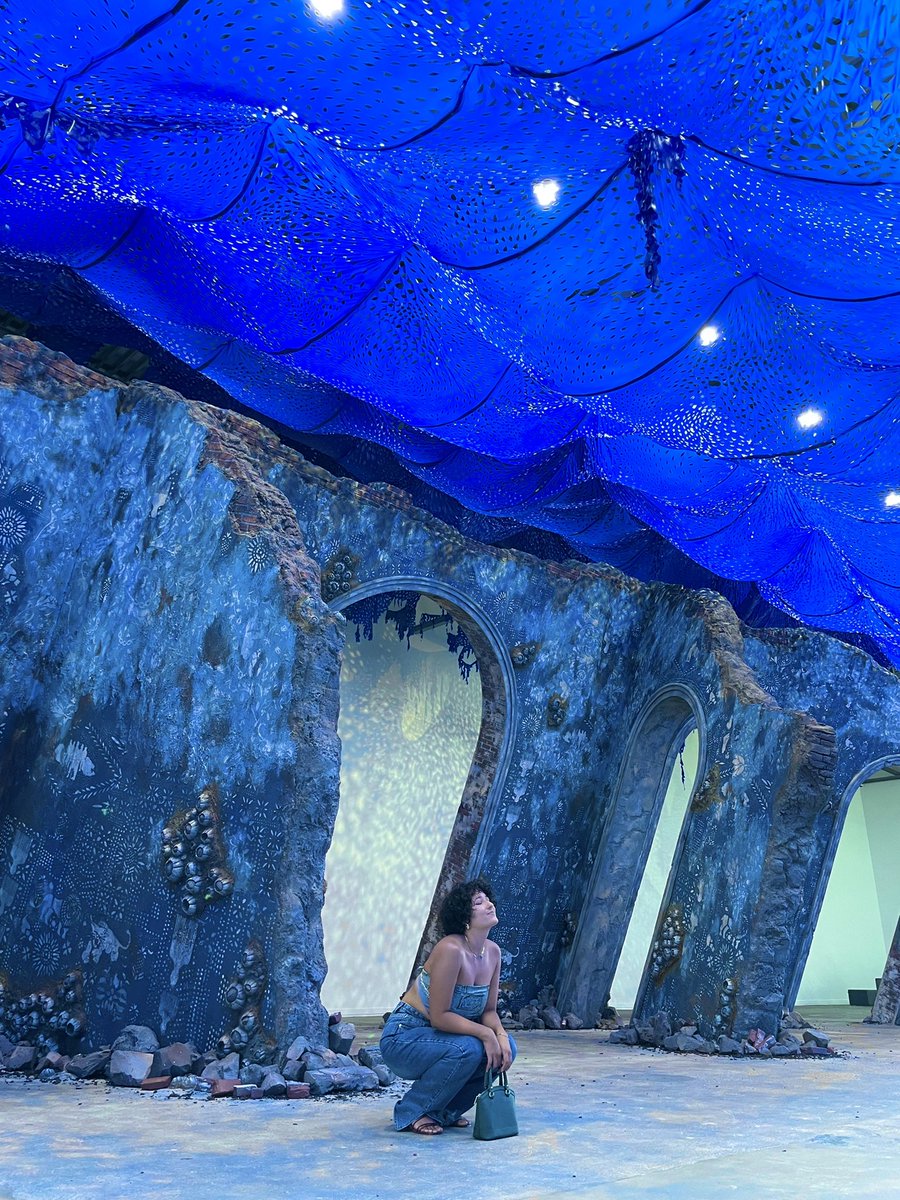 ERNAVAA's tweet photo. This past summer @ICAinBOSTON Watershed opened with renowned artist @FIRELEI immersive sculpture installation. Báez reimagines ancient ruins by inviting the viewer to walk on the “sea-bed” of the Watershed floor to explore the passageways of human history in the Caribbean. https://t.co/1XMbctRdDC