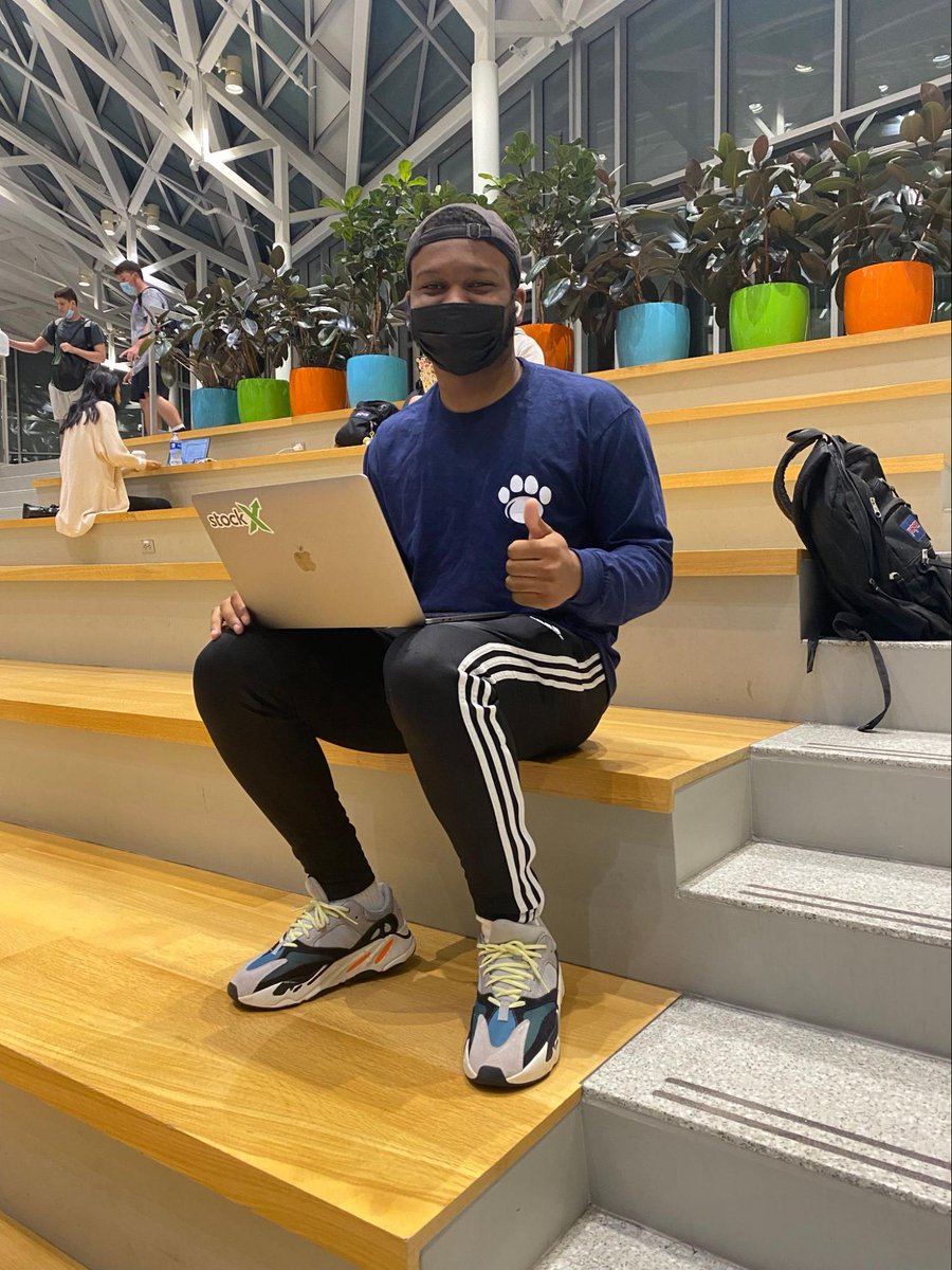 Brighter Horizon Foundation #scholar, Myles, is studying hard and getting the job done at Penn State this year! Keep up the good work, Myles. We are rooting for you! #motivationmonday