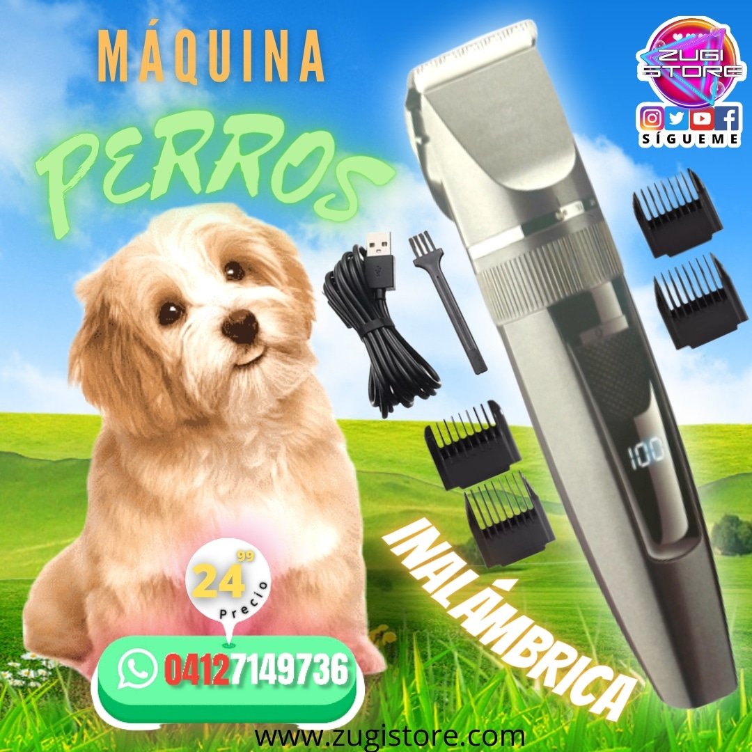 StoreZugi's tweet image. Máquina para afeitar perros Inalámbrica

De un perro se aprende cuando tienes un mal día, basta con sentarse en silencio para acompañarte.

Por eso tú canino merece estar bien afeitado.