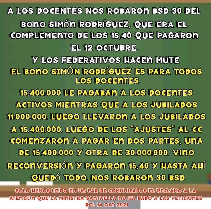 DocentesPorVzla's tweet photo. #DocentesConDDHHConculcados #8Nov2021 https://t.co/ctReEz4mnf