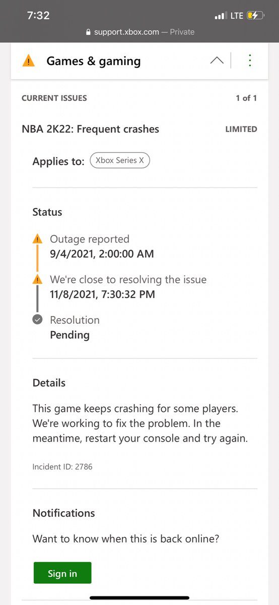 DarealBeagle's tweet photo. @MrGrippinMoney @Ronnie2K @2kGrow @xboxinsider @XboxCutOff I mean look at the information they give us on the support page 😂🤦🏾‍♂️ They’ve been “close” to resolving this issue since 9/4/2021 and I’ve just lost patience and desire to even play the game some in the insider program says the update works but we may NEVER know 🤷🏾‍♂️ https://t.co/JnBMDNj0qj