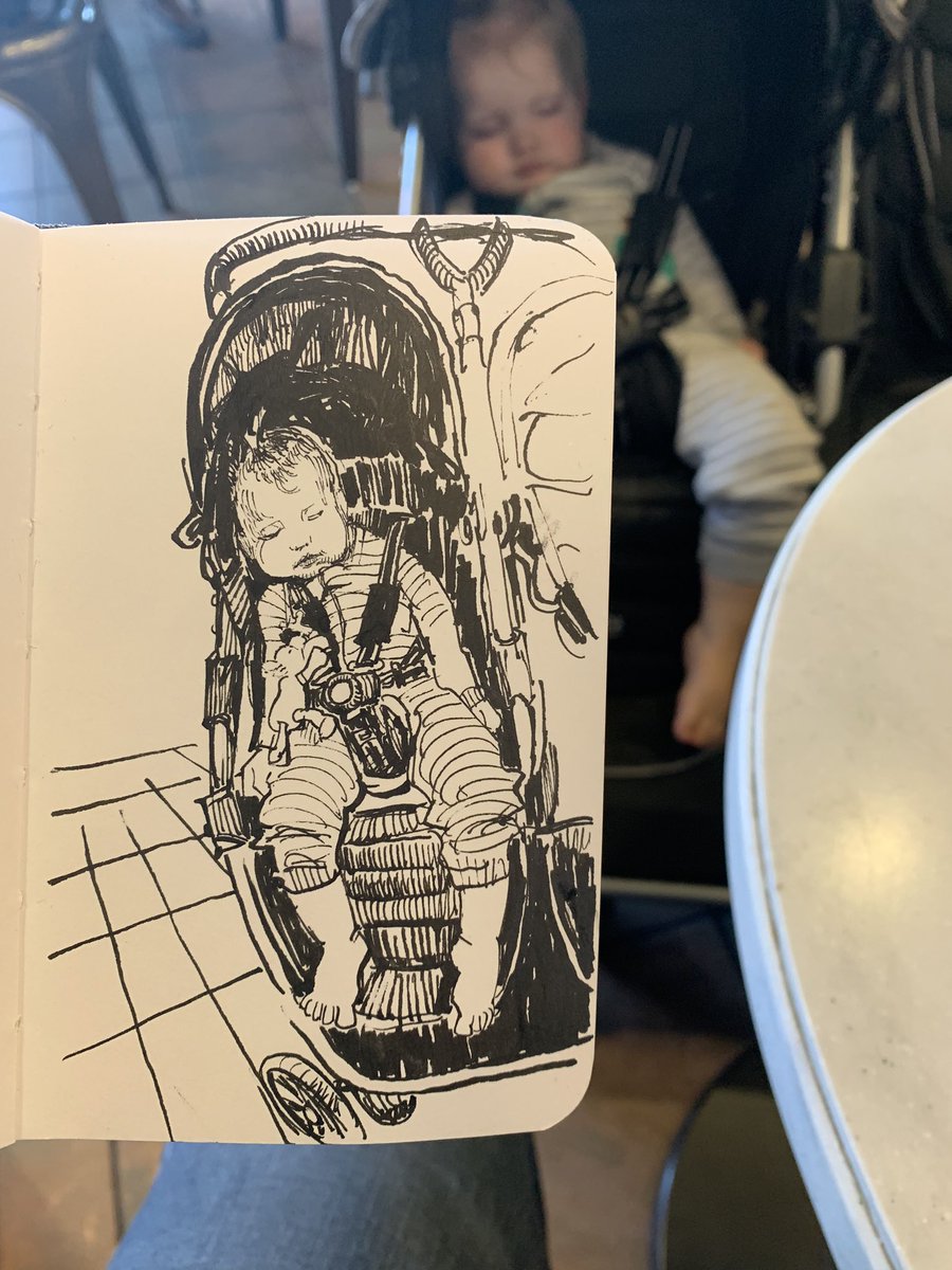 I only just realized I quit my job to be a full time stay-at-home-dad almost exactly six years ago. That's a lot of naptime sketches.
