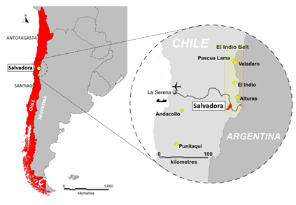 RugbyMining's tweet photo. Rugby Mining completes acquisition of Proximo Resources.

Rugby now controls the Salvadora silver-copper project, 40 km south of Barrick’s El Indio gold mine #chile. 

Oversubscribed private placement of $4m completed. 

Drilling in Q1 2022.  

$RUG.V    https://t.co/IM7sFLFiFv https://t.co/NmyfEt7aTN