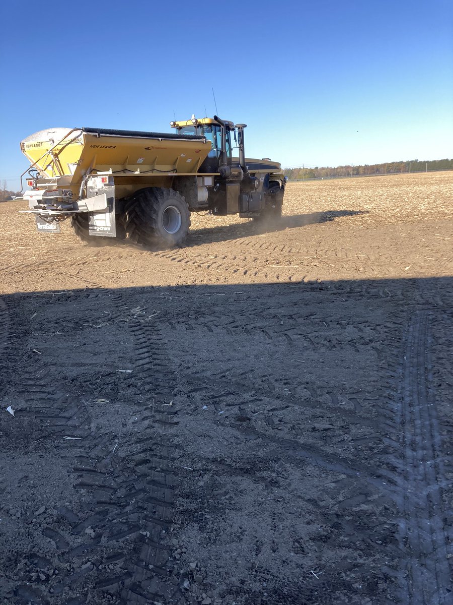 Willmorris7Will's tweet photo. Today something really neat happened on our farm, we joined the modern world of fertilizer application with a variable rate of K for next years crop. Thanks to FS Delhi @FSPstef #postivemoves #ontag #norfolkstrong https://t.co/PpQcknXdZz