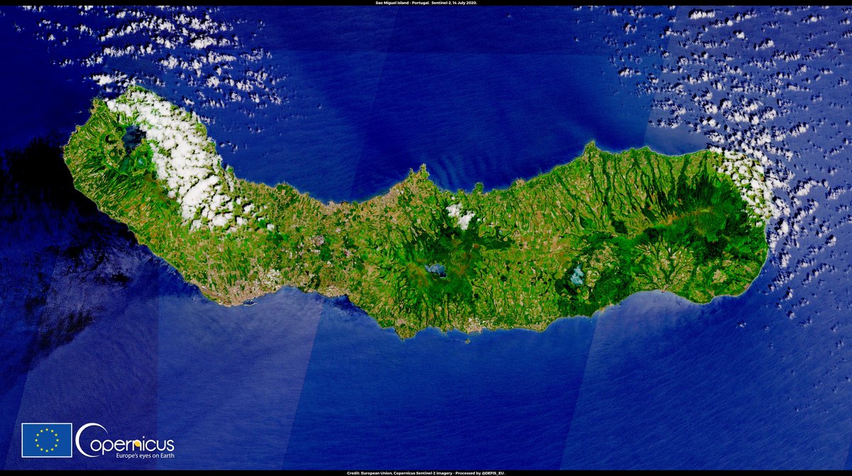 #EUSpace for #COP26

Forests are an essential ally in the fight against #ClimateChange

#DYK one of the #Copernicus Services supports decision-makers with its products dedicated to #EUForests?

⬇️São Miguel, home to unique forests in the #Açores archipelago 🇵🇹

#EUatCOP26