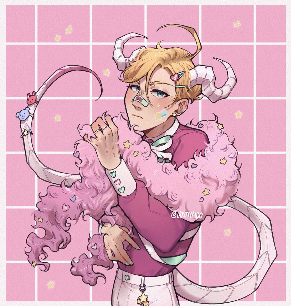 JustNaido's tweet photo. 🐱🌸🌷💗 #obeymesatan #obeymefanart https://t.co/FdjrUWbr4B