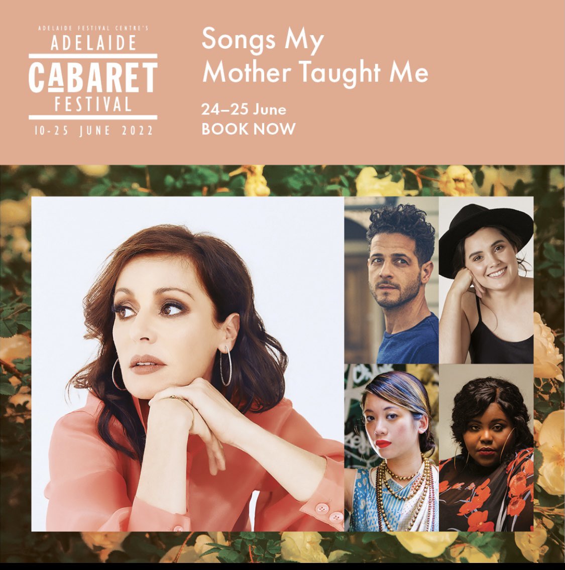 Can’t wait for you to experience Songs My Mother Taught Me at the Adelaide Cabaret Festival. 
First release tickets on sale now adelaidecabaretfestival.com.au or premier.ticketek.com.au