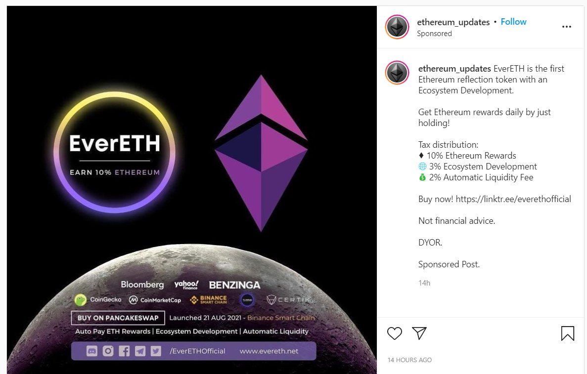 Krypto0001's tweet photo. EverETH The Legit Passive Income https://t.co/I93q9khRIx