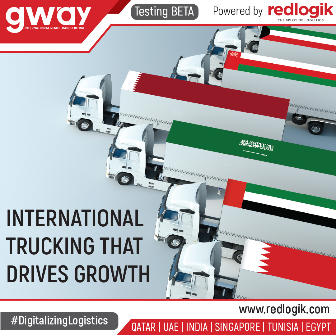 adminRedlogik's tweet image. Simplify your international trucking requirements with Gway: A consolidated ecosystem for seamless cross-border land transport operations.

#gway #truckingapp #crossbordertransport #transport #mobileapp #cargo #smartlogistics #Redlogik #digitaltransformation #DigitalLogistics
