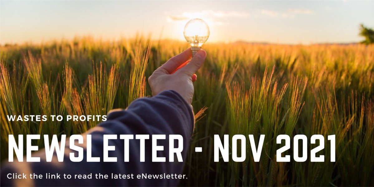 Wastes to Profits Nov2021 Newsletter - read it here bit.ly/3C0H2zj Released the beta version of ADAdvisor tool for feedback & open registration for Anaerobic Digestion opportunities for Livestock Industries forum on 23 Mar 22. #wastestoprofits bit.ly/2VF76vJ