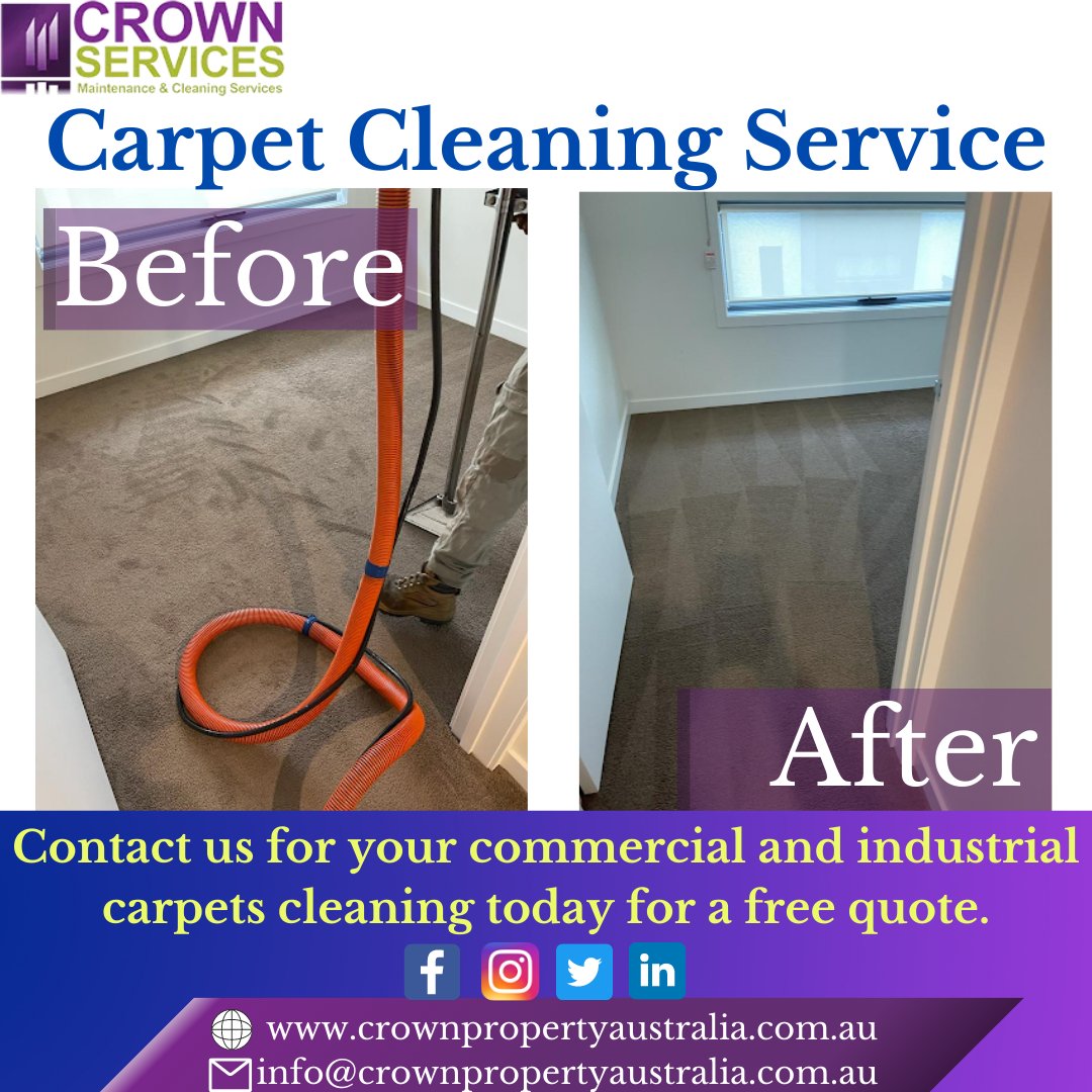 CrownPropertyS2's tweet photo. Carpets cleaning before and after contact us for your commercial and industrial carpets cleaning today for a free quote!!
Website: https://t.co/4gq46epOVx
#crowncleaning #commercialcleaningservice #professionalcleaners #sanitizedcleaningservices #cleaningservices  #stayclean https://t.co/R1E8aIe2eL