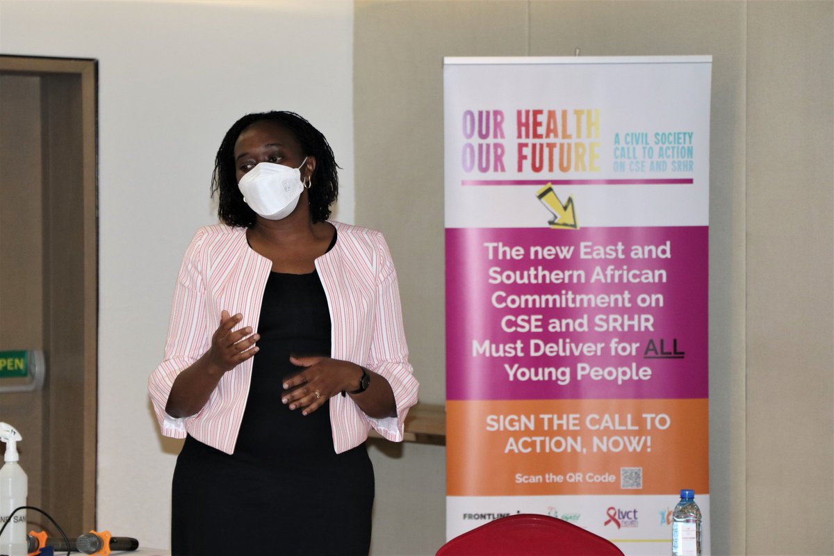 LVCTKe's tweet photo. "Culture and religion should not be a hindrance to acessing sexual and reproductive rights for our young people." Dr. Lilian Otiso. 
#OurHealthOurFuture
@frontlineaids 
@yptcampaign 
@NACC_Kenya https://t.co/CGSkU4Zmsn